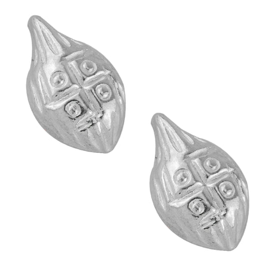 97%-99% Pure Silver Shreefal/Nariyel (Coconut) for Puja Pooja, Gift, Holy Offering, Bhog, Mandir and Temple Decor (Pack of 2)