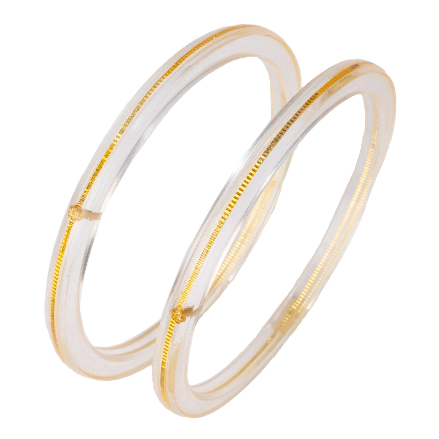 Gold Pola Bangles Shakha Pola Kangan Hem Jewels® 22kt (916) Yellow
