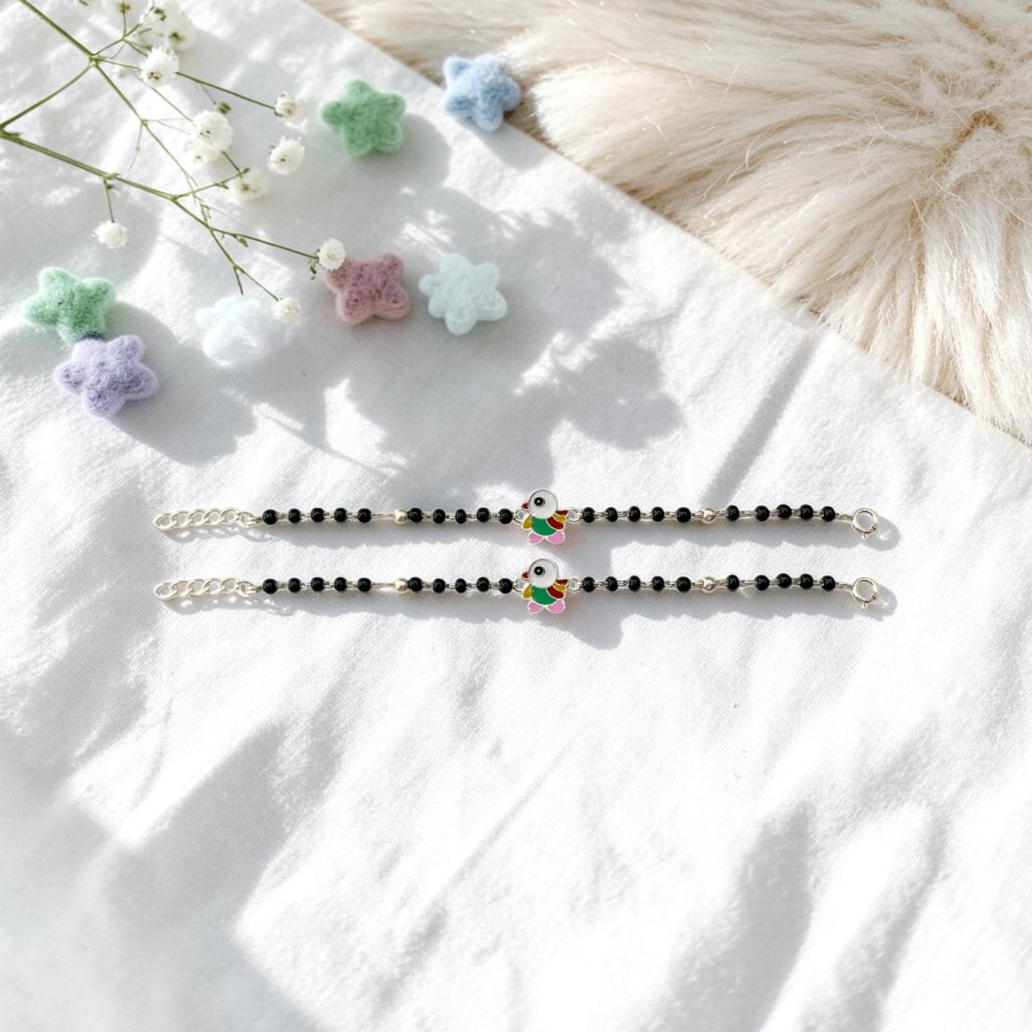 925 Sterling Silver Bird Motif Baby Nazariya (0-2 years)