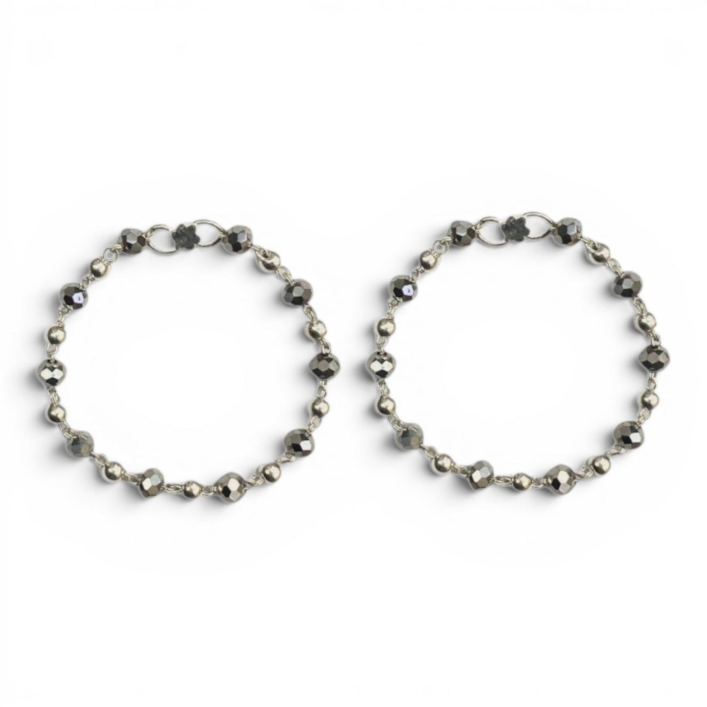 925 Sterling Silver Classic Black Beads Baby Nazariya (0-2 years)