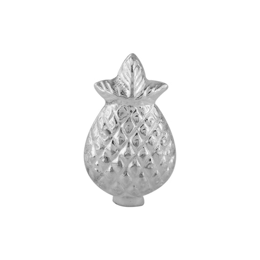 97%-99% Pure Silver Pineapple Fruit for Puja Pooja, Gift, Holy Offering, Bhog, Mandir and Temple Decor (1pc)