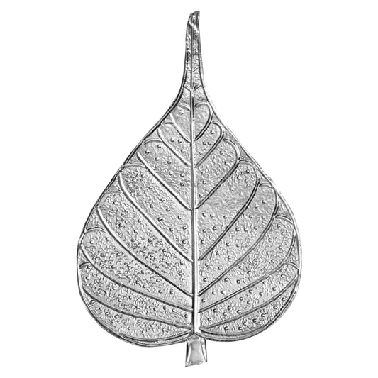 97%-99% Pure Silver Nagarvel Paan for Puja Pooja, Gift, Holy Offering, Bhog, Mandir and Temple Decor (1pc)