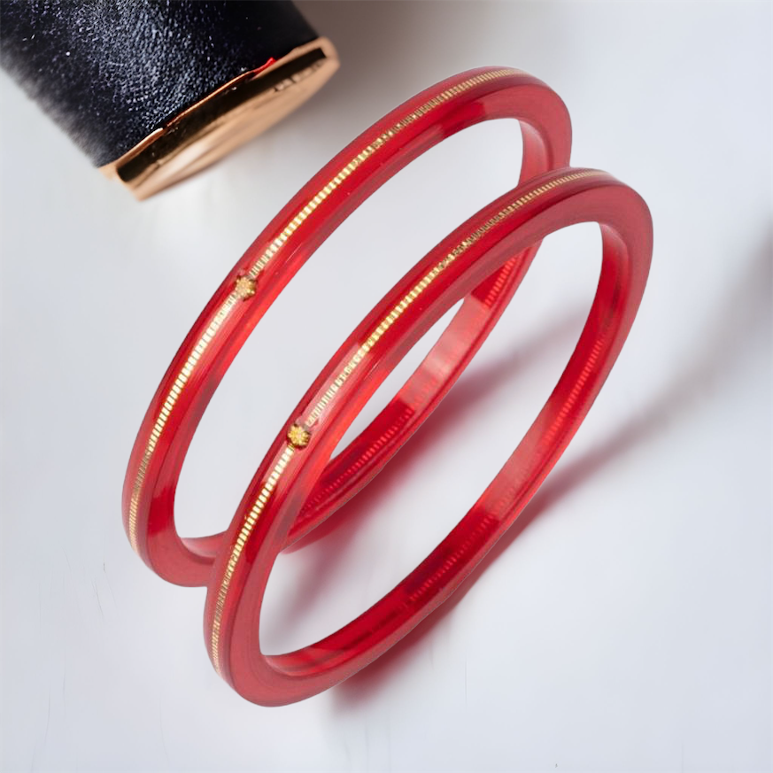 Red pola 2025 bangles online