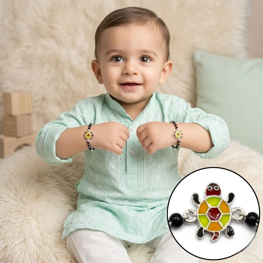 925 Sterling Silver Turtle charm baby Nazariya (0-2 years)