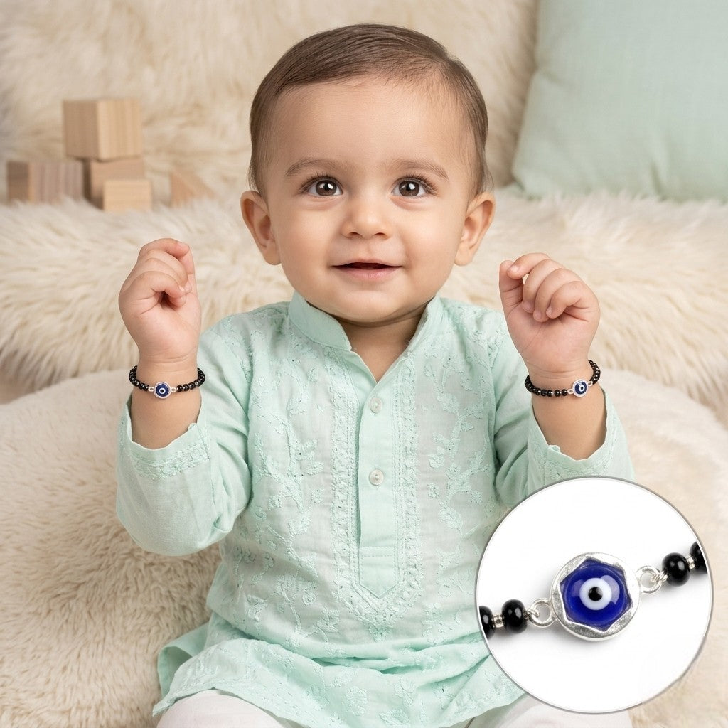 925 Sterling Silver evil Eye Baby Nazariya (0-2 years)