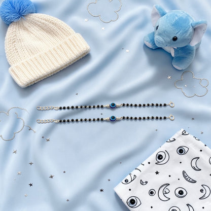 925 Sterling Silver Classic Evil Eye Nazariya (0-2 years)