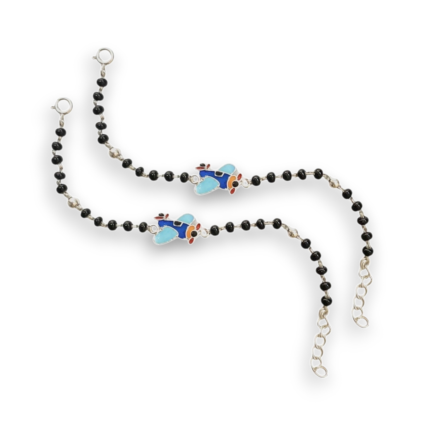 925 Sterling Silver Airplane Charm Baby Nazariya (0-2 years)