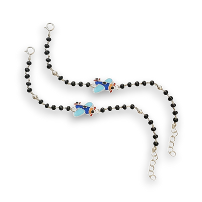 925 Sterling Silver Airplane Charm Baby Nazariya (0-2 years)