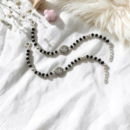 925 Sterling Silver Om Charm baby Nazariya (0-2 years)