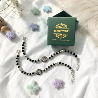 925 Sterling Silver Om Charm baby Nazariya (0-2 years)