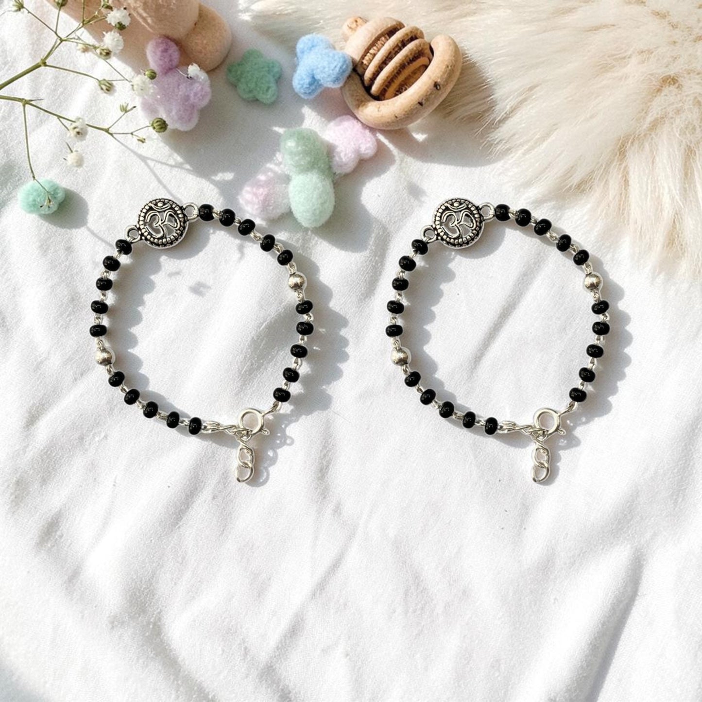 925 Sterling Silver Om Charm baby Nazariya (0-2 years)