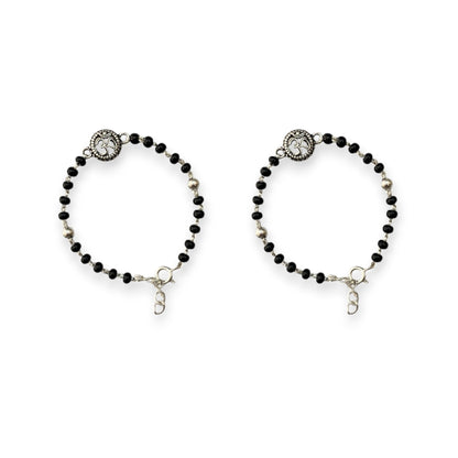 925 Sterling Silver Om Charm baby Nazariya (0-2 years)