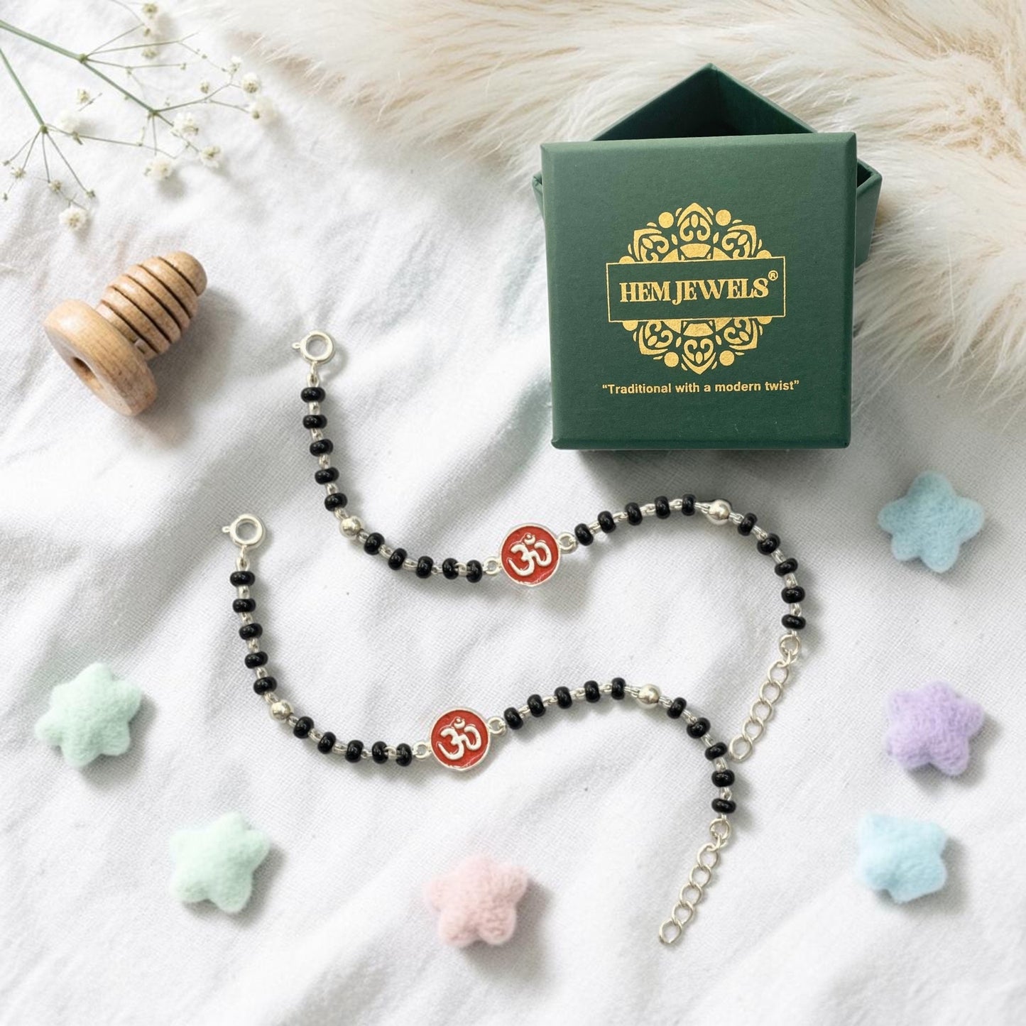 925 Sterling Silver Om baby Nazariya (0-2 years)