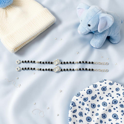 925 Sterling Silver Footprint Motif Baby Nazariya (0-2 years)
