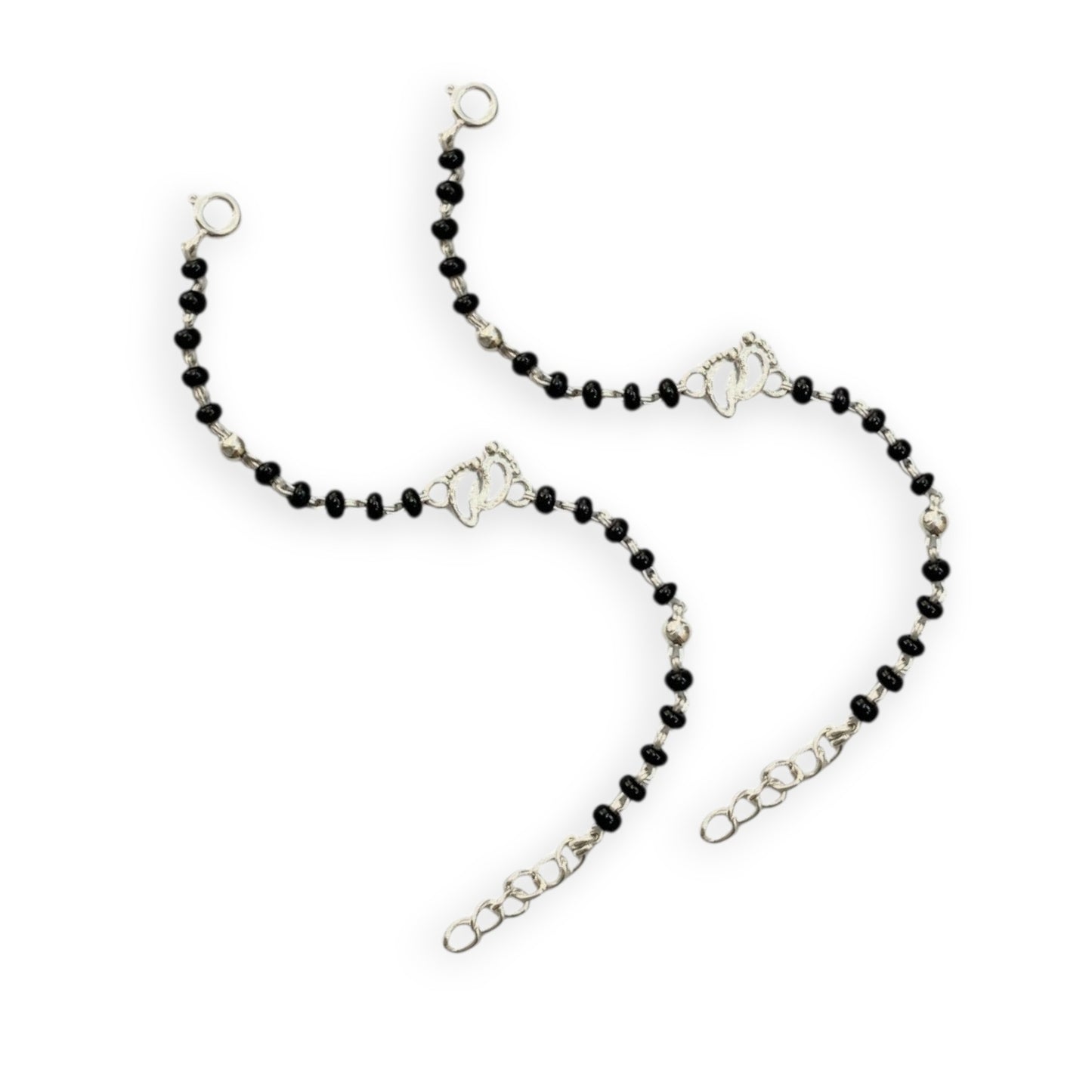 925 Sterling Silver Footprint Motif Baby Nazariya (0-2 years)