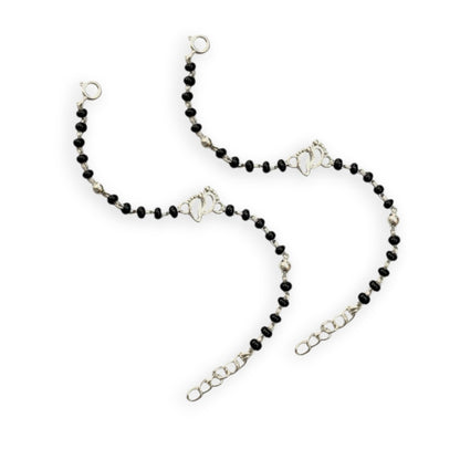 925 Sterling Silver Footprint Motif Baby Nazariya (0-2 years)