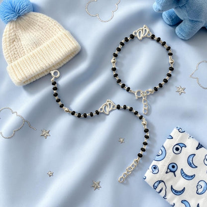925 Sterling Silver Footprint Motif Baby Nazariya (0-2 years)