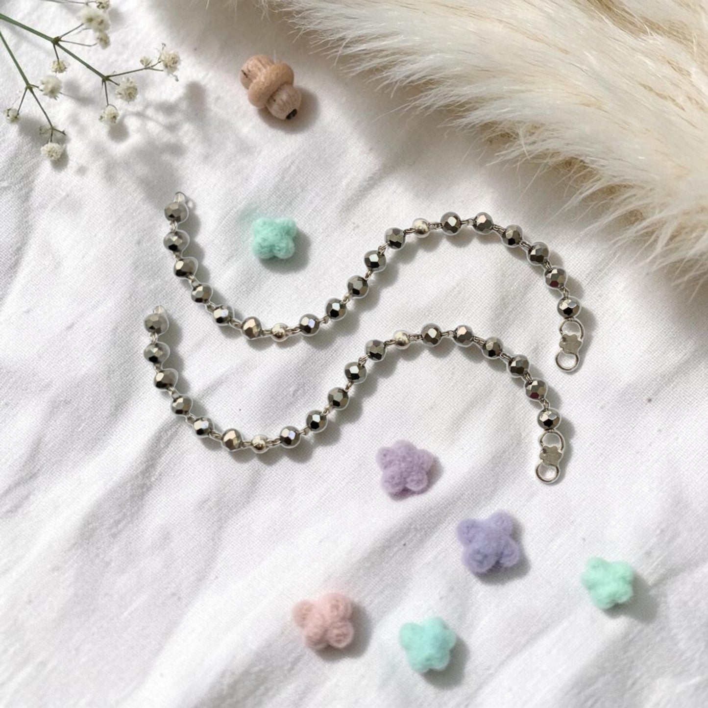 925 Sterling Silver Baby Nazariya Bead style (0-2 years)