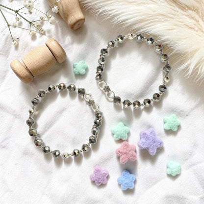 925 Sterling Silver Baby Nazariya Bead style (0-2 years)