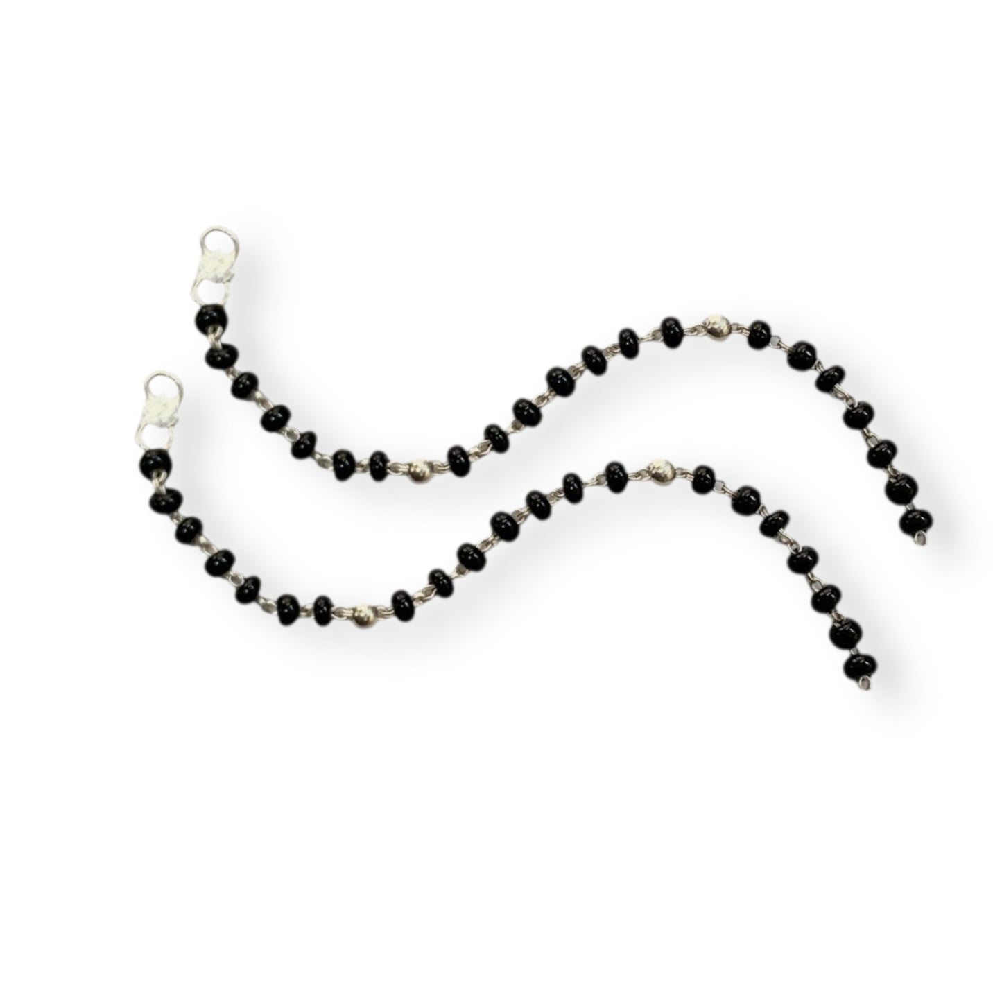 925 Sterling Silver Classic Black Bead Baby Nazariya (0-2 years)