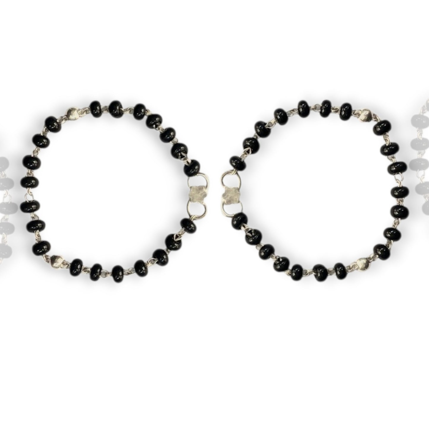 925 Sterling Silver Classic Black Bead Baby Nazariya (0-2 years)
