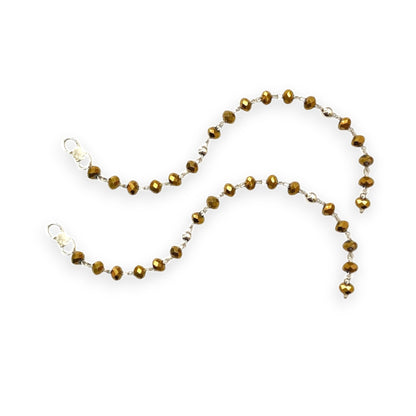925 Sterling Silver Golden Bead Baby Nazariya (0-2 years)