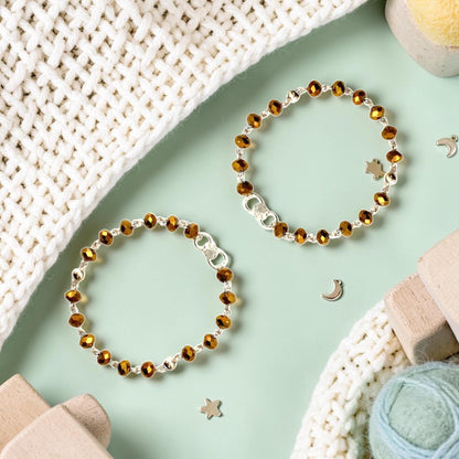 925 Sterling Silver Golden Bead Baby Nazariya (0-2 years)