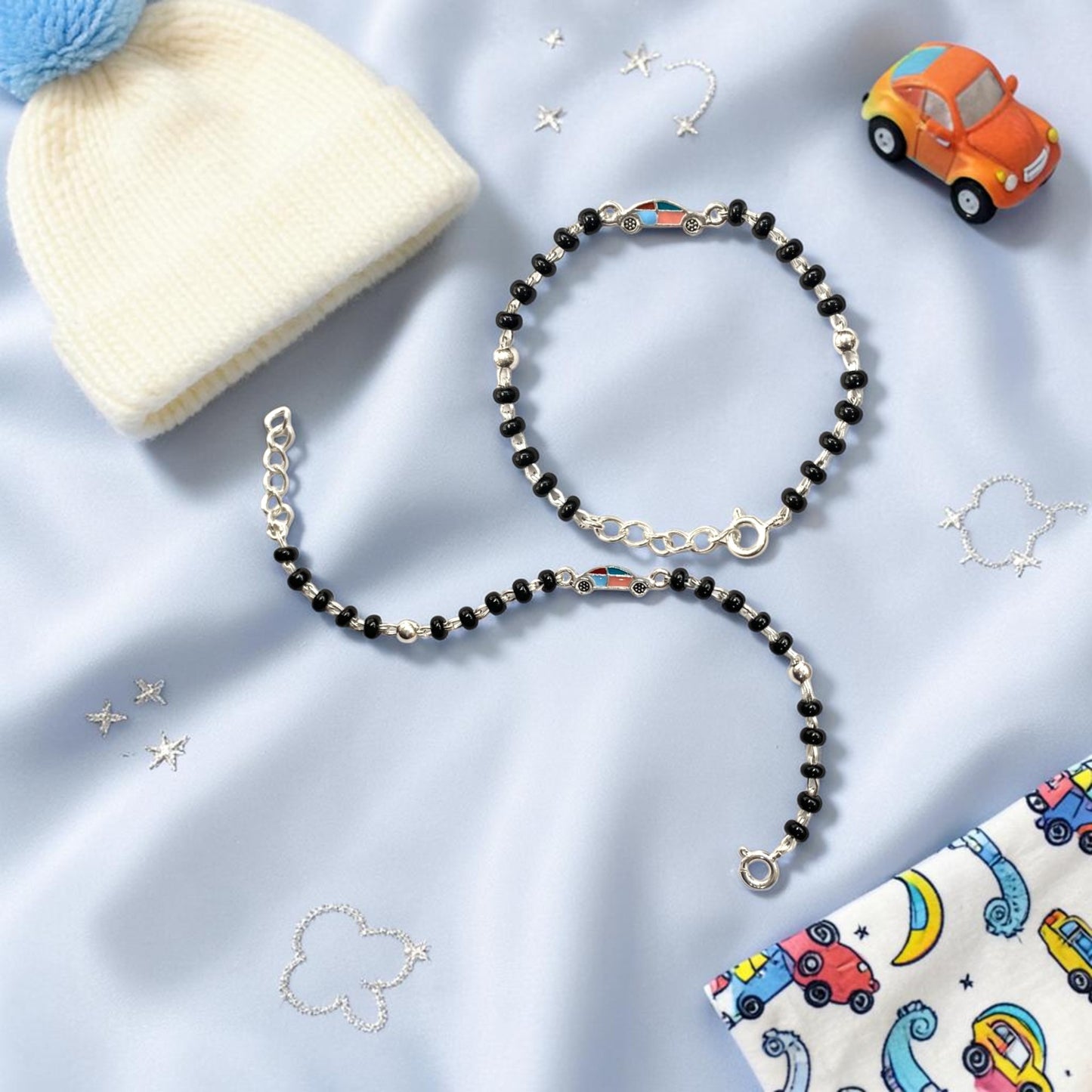 925 Sterling Silver Car Nazariya (0-2 years)