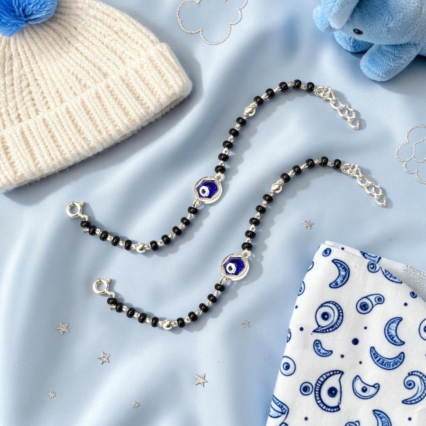 925 Sterling Silver evil Eye Baby Nazariya (0-2 years)