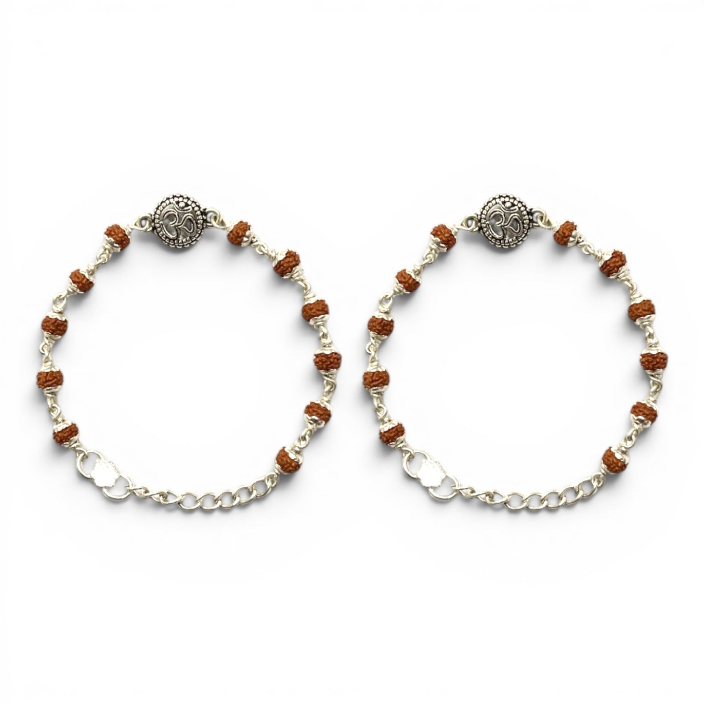 925 Sterling Silver Rudraksha Om baby Nazariya (0-2 years)