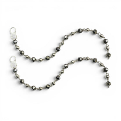 925 Sterling Silver Classic Black Beads Baby Nazariya (0-2 years)