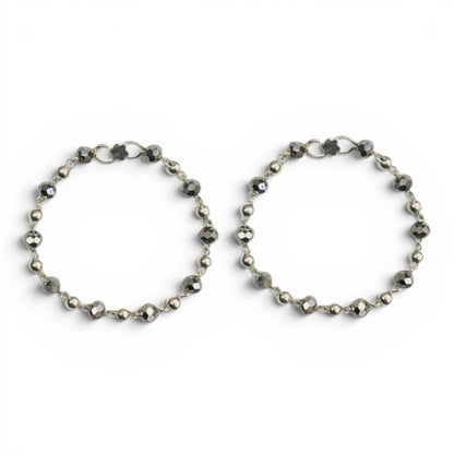 925 Sterling Silver Classic Black Beads Baby Nazariya (0-2 years)