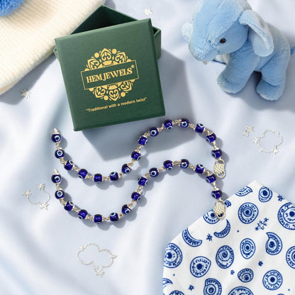 925 Sterling Silver Evil Eye Nazariya (0-2 years)