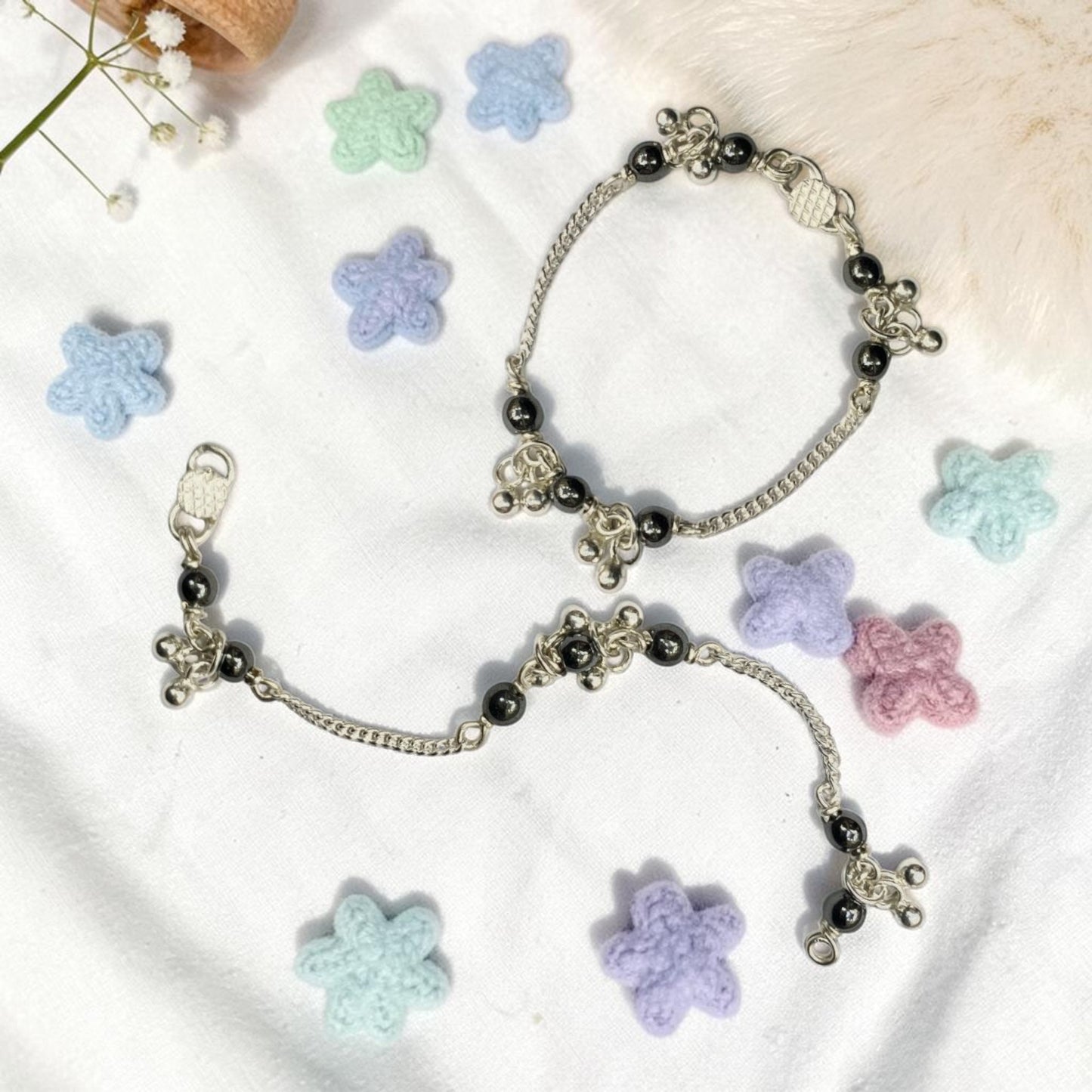 925 Sterling Silver Ghungroo baby Nazariya (0-2 years)