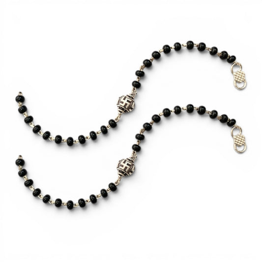 925 Sterling Silver Swastik baby Nazariya (0-2 years)