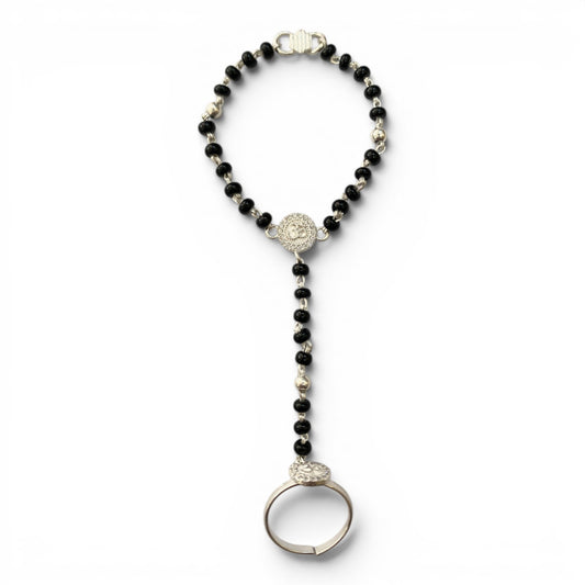 925 Sterling Silver om with rung baby Nazariya (0-2 years)