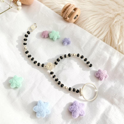 925 Sterling Silver om with rung baby Nazariya (0-2 years)