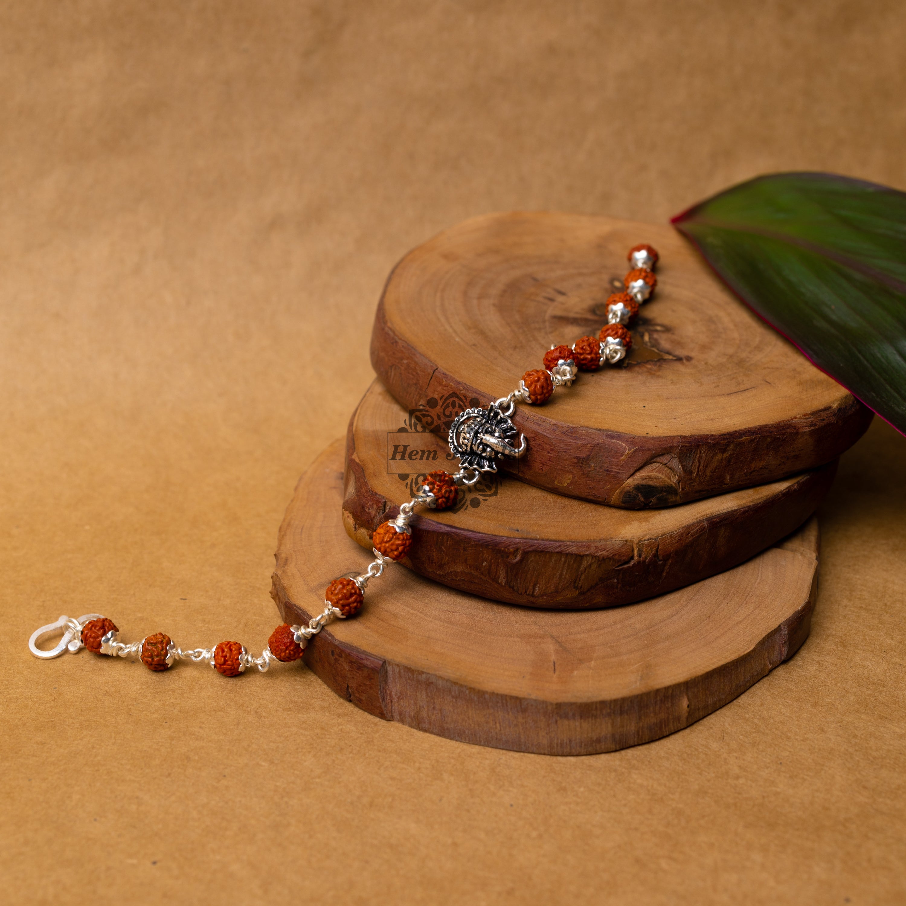 Hem Jewels® Silver Rakhi for Brother | Om in Mandala | Symbolic Bracelet